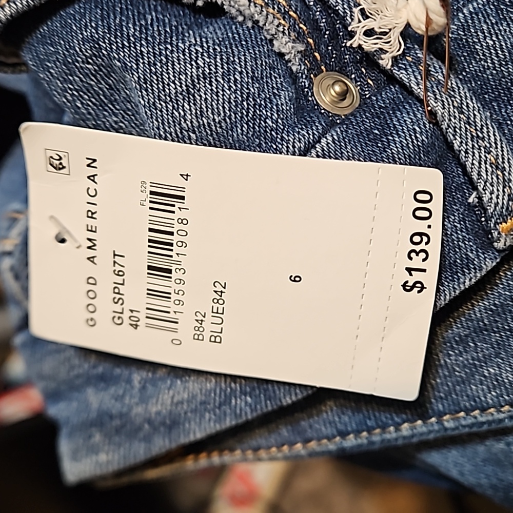 NWT Good American High-Rise Skinnyish Fit High-Rise Jeans - Picture 13 of 13